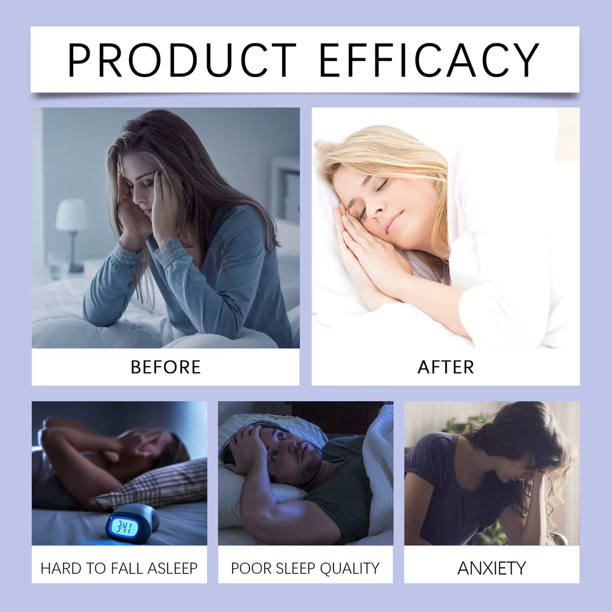 Plant Sleep Patches for Nighttime Relaxation Lightweight Portable Care Essential for Better Sleep at Home