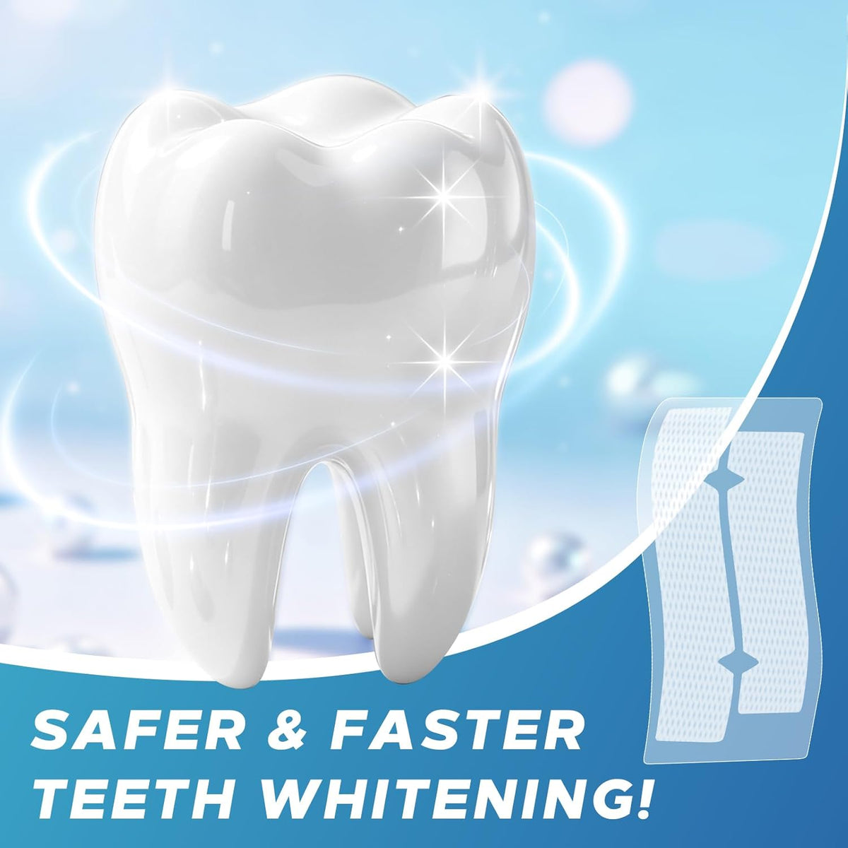 Teeth Whitening Strips for Sensitive Teeth 28 Count Whitener Strips