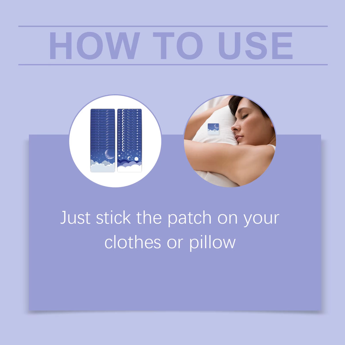 Plant Sleep Patches for Nighttime Relaxation Lightweight Portable Care Essential for Better Sleep at Home