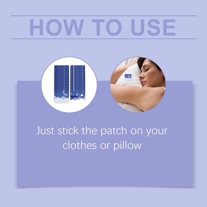 Plant Sleep Patches for Nighttime Relaxation Lightweight Portable Care Essential for Better Sleep at Home